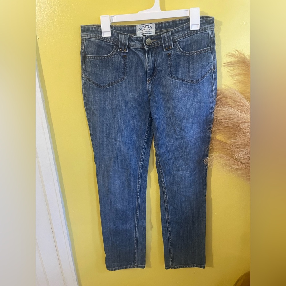 Signature by Levi Strauss Dark Blue Skinny Jeans